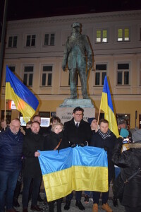 Suwałki wiec solidarności z Ukrainą