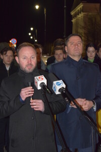 Suwałki wiec solidarności z Ukrainą