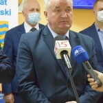 Suwałki: konferencja J.Zielinski Rządowy Fundusz Rozwoju Dróg 2022
