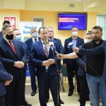 Suwałki: konferencja J.Zielinski Rządowy Fundusz Rozwoju Dróg 2022