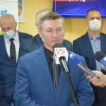 Suwałki: konferencja J.Zielinski Rządowy Fundusz Rozwoju Dróg 2022
