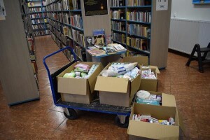 Suwałki Biblioteka Publiczna dary dla Ukrainy