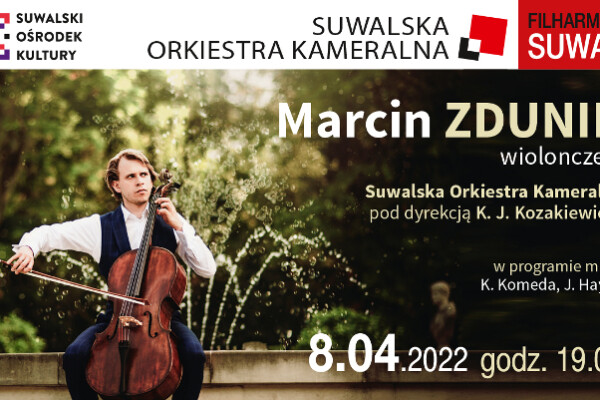 Marcin Zdunik zagra w Filharmonii Suwałk