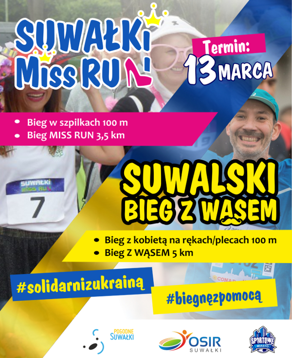 Suwałki Miss Run biegnę z pomocą 13.03.2022