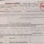 policja mandat
