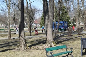 Suwałki sprzątanie czyn społeczny Ukraińców