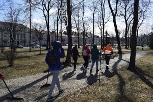 Suwałki sprzątanie czyn społeczny Ukraińców