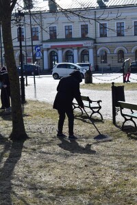 Suwałki sprzątanie czyn społeczny Ukraińców