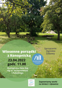 Biblioteka Publiczna zaprasza na „Wiosenne sprzątanie z Konopnicką”