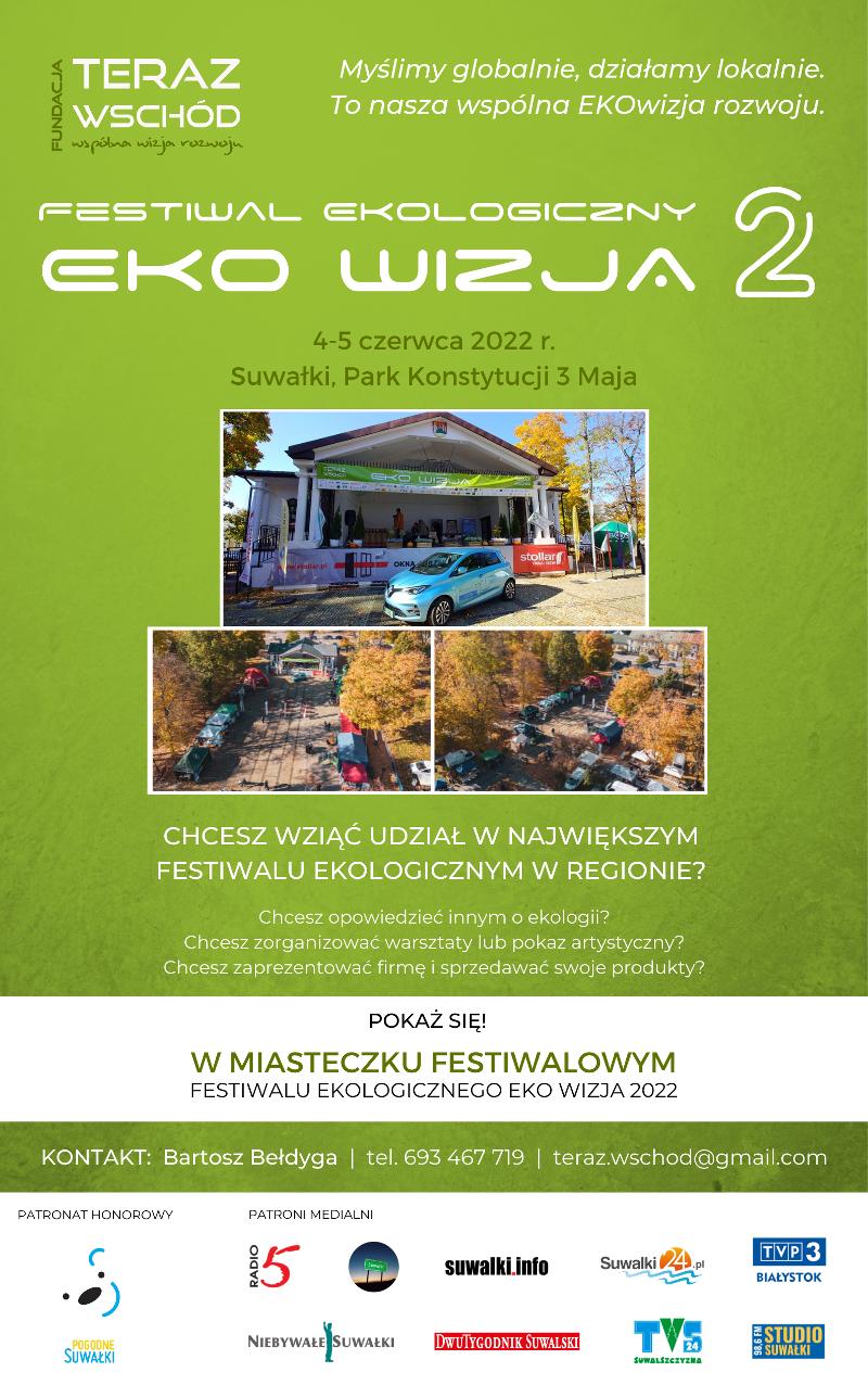Suwałki Festiwal Ekologiczny EKO WIZJA 2