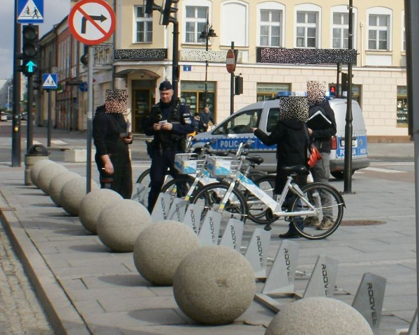 Suwałki policja kradzież roweru miejskiego