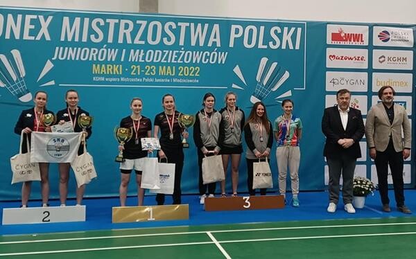 Gratulacje dla mistrzów i wicemistrzów Polski – badmintonistów Suwalskiego Klubu Badmintona