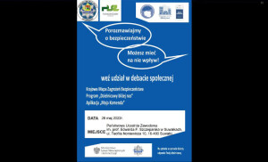 DEBATA SPOŁECZNA - POROZMAWIAJMY O BEZPIECZEŃSTWIE