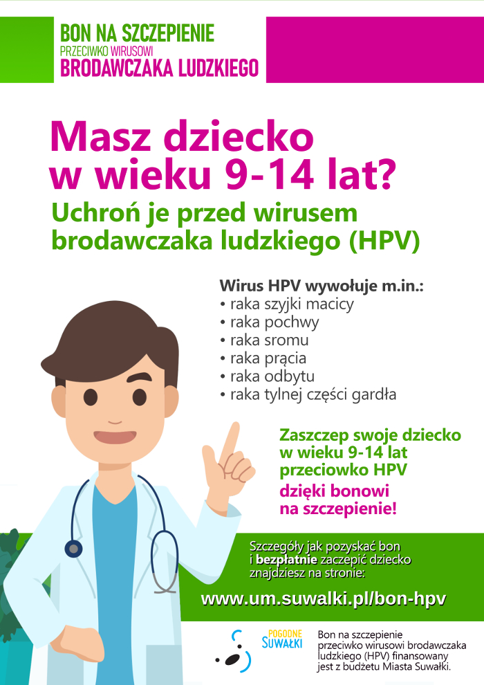 Suwałki: szczepienia HPV