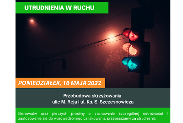 Suwałki utrudnienia w ruchu 16.05.2022 r.
