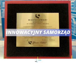 Miasto Suwałki z wyróżnieniem w III edycji Konkursu Innowacyjny Samorząd