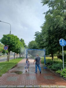 Kurtyny wodne dla ochłody