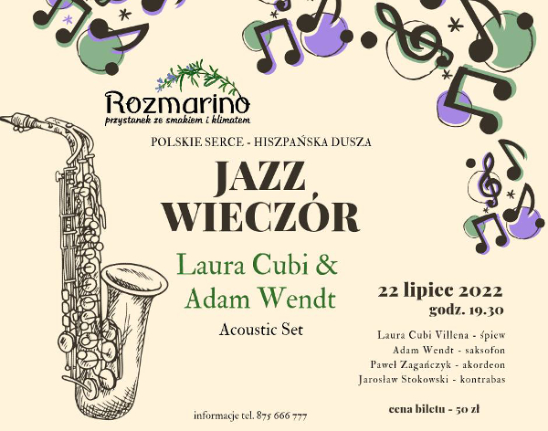 Rozmarino Jazz Wieczór 22.07.2022