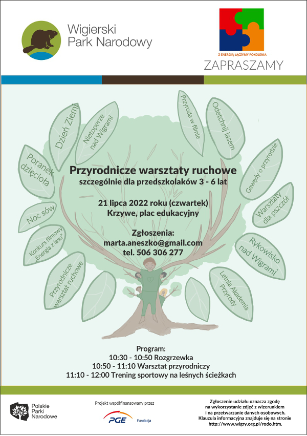 WPN Przyrodnicze Warsztaty Ruchowe 21.07.2022