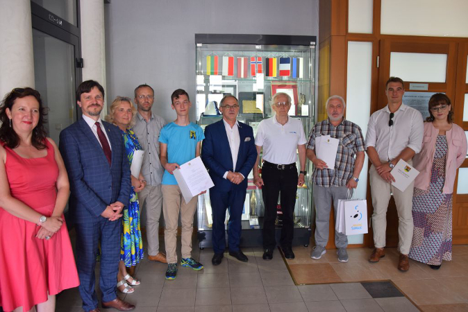 Suwałki spotkanie sportowcy z prezydentem
