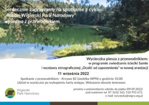 Wigierski Park Narodowy zaprasza na niedzielną wyprawę z przewodnikiem
