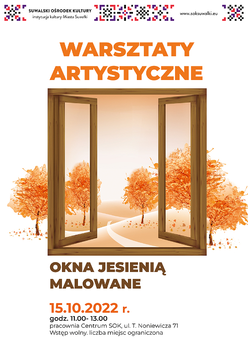 Suwałki SOK warsztaty - Okna jesienią malowane 15.10.2022