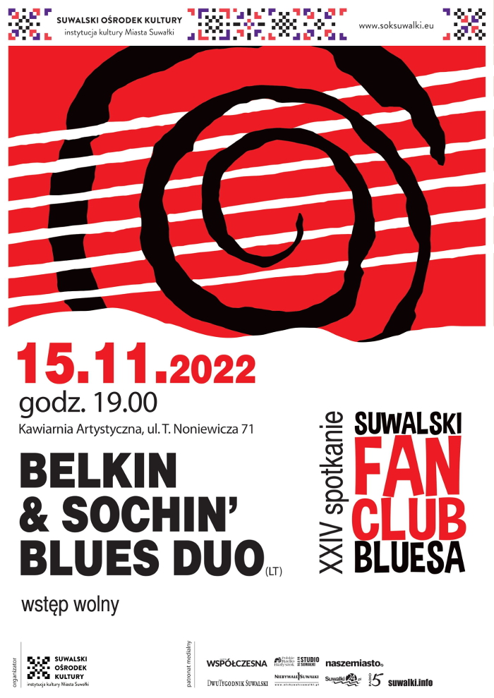 XXIV spotkanie Suwalskiego Fan Clubu Bluesa | BELKIN & SOCHIN’ BLUES DUO (LT)