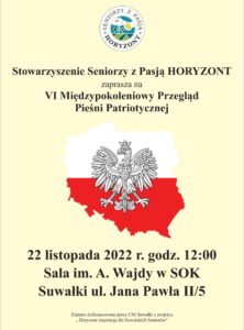 SOK Międzypokoleniowy Przegląd Pieśni Patriotycznej 22.11.2022