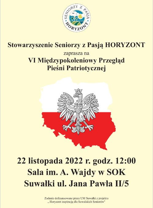 SOK Międzypokoleniowy Przegląd Pieśni Patriotycznej 22.11.2022