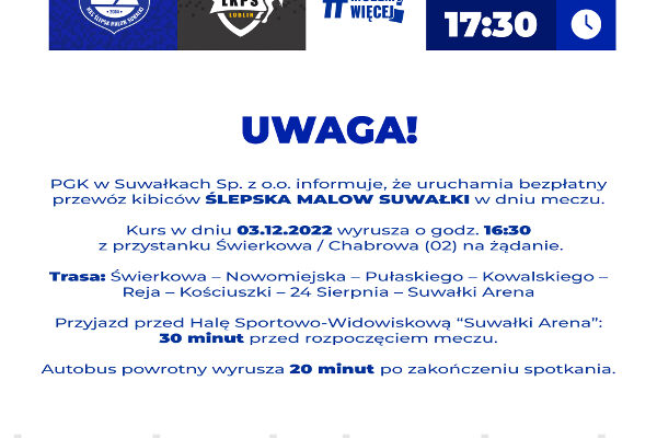 13. kolejka PlusLigi – mecz Ślepsk Malow Suwałki – LUK Lublin