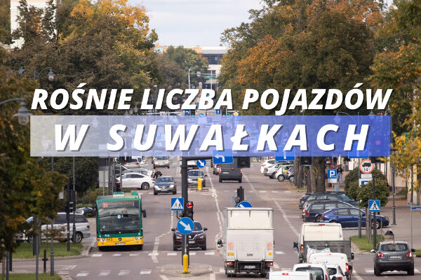 Rośnie liczba pojazdów w Suwałkach
