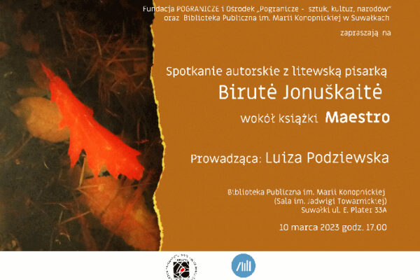 Spotkanie z Birutė Jonuškaitė w Bibliotece Publicznej