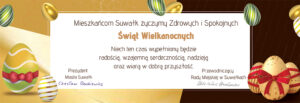 Życzenia Wielkanocne od suwalskiego samorządu