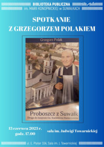 Spotkanie z Grzegorzem Polakiem w Bibliotece Publicznej