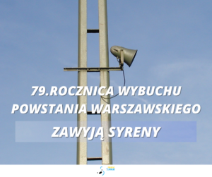 Syreny w rocznicę Powstania Warszawskiego