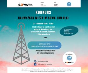 Najwyższa wieża w SOWA Suwałki – konkurs