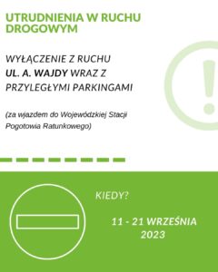 Koncert TVP: ul. A. Wajdy wyłączona z ruchu