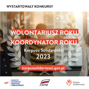 Wolontariusz Roku i Koordynator Roku Korpusu Solidarności - nabór zgłoszeń