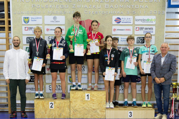 Aż 7 medali podczas Indywidualnych Mistrzostw Polski PZBad Juniorów i Młodzików w Częstochowie