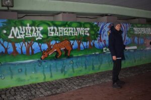 Mural ekologiczny odsłonięty