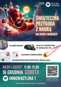 ŚWIĄTECZNA PRZYGODA Z NAUKĄ DLA DZIECI I MŁODZIEŻY