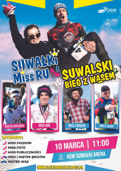 Suwałki Miss Run & Suwalski Bieg z Wąsem - ostatnie dwa dni zapisów!