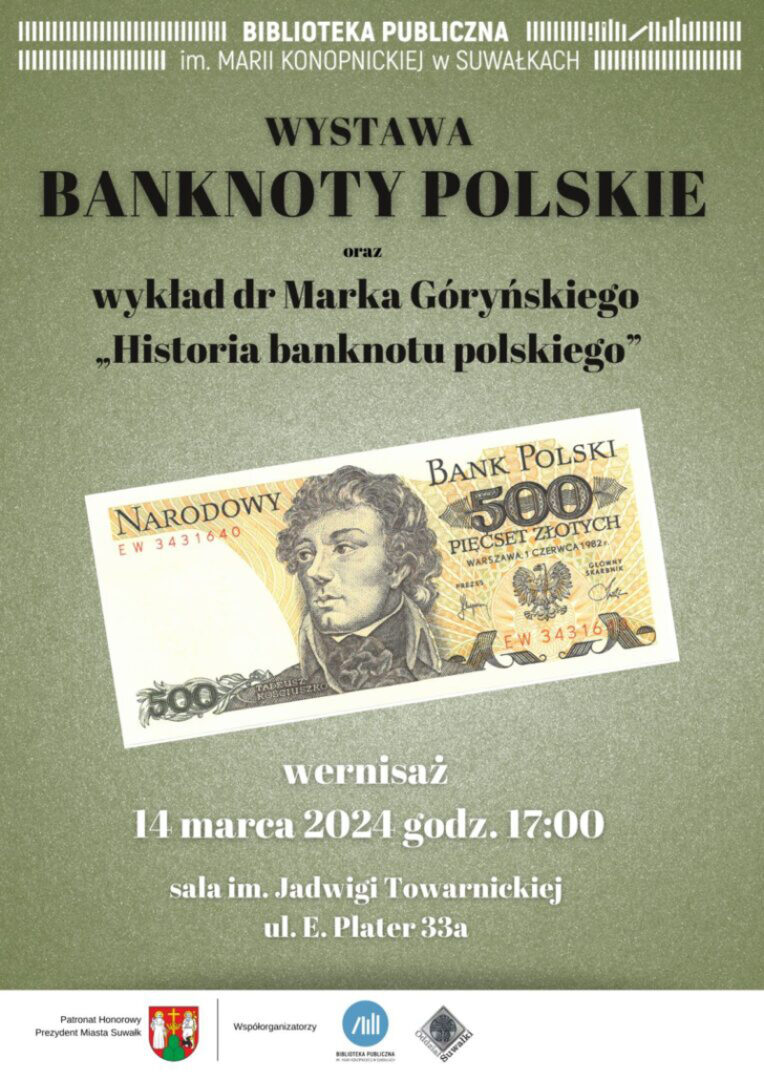 Biblioteka Publiczna: Wystawa „Banknoty polskie”