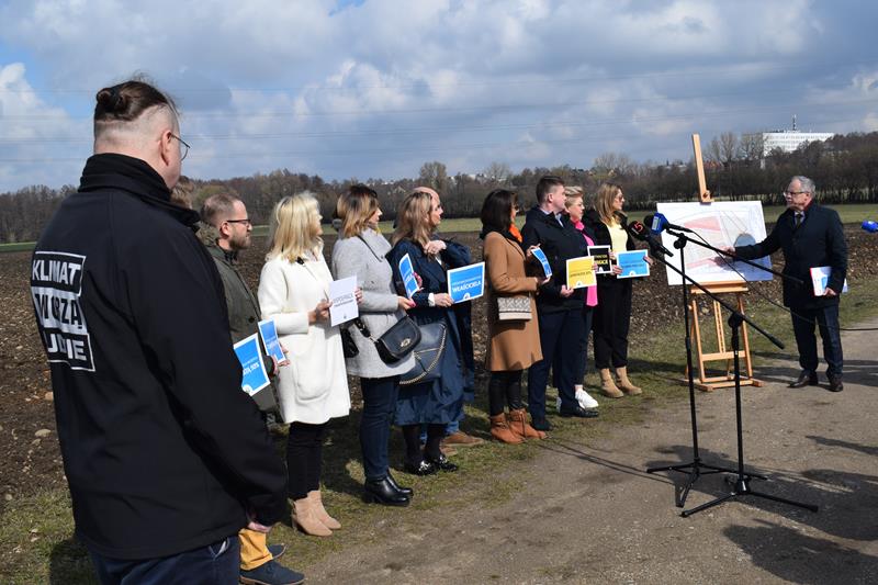 Konferencja prasowa KWW Razem dla Suwałk – Czesław Renkiewicz