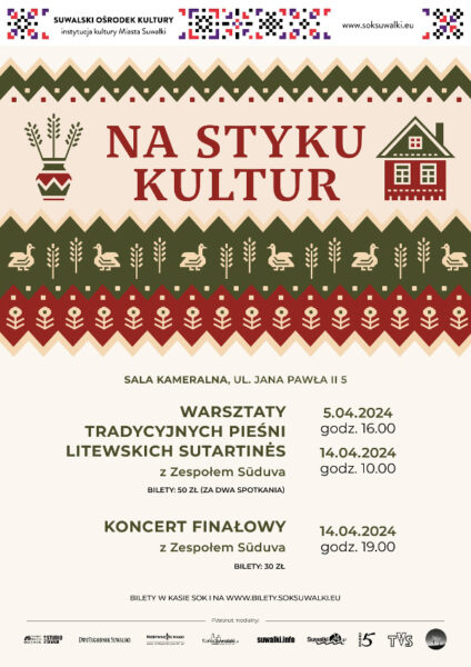Na Styku Kultur - warsztaty pradawnych pieśni litewskich „Sutartinės” oraz koncert finałowy