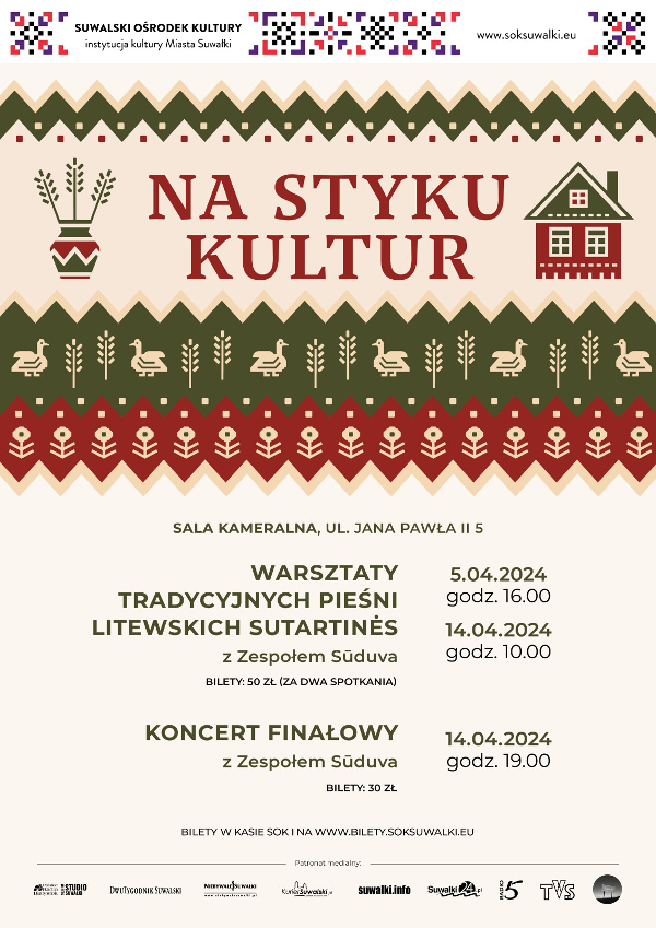 „Na Styku Kultur” – warsztaty tradycyjnych pieśni litewskich Sutartinės