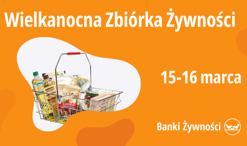 Stowarzyszenie Bank Żywności Suwałki-Białystok zbiera żywność dla potrzebujących na Wielkanoc