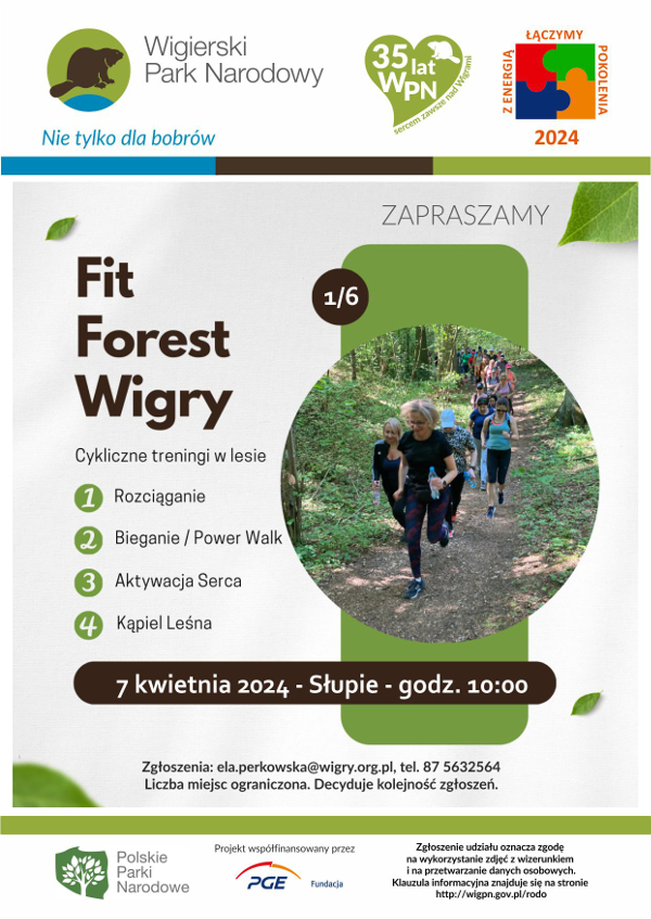 WPN zaprasza: Fit Forest Wigry - trening w lesie
