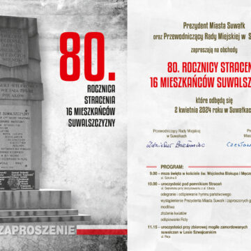 80 rocznica stracenia 16 mieszkańców Suwalszczyzny