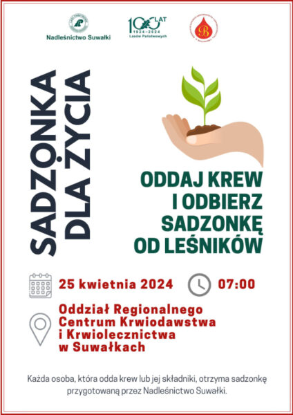 Oddaj krew i odbierz sadzonkę